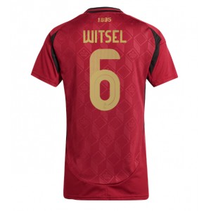 Fotbalové Dres Belgie Axel Witsel #6 Dámské Domácí Oblečení ME 2024 Krátký Rukáv